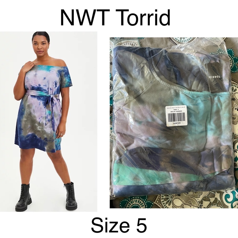 NWT Torrid Tie Dye Dress size 5